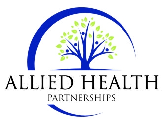 Allied Health Partnerships logo design by jetzu