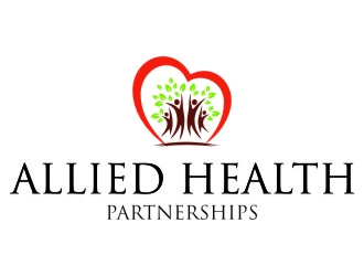 Allied Health Partnerships logo design by jetzu