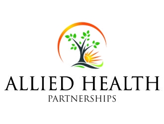 Allied Health Partnerships logo design by jetzu