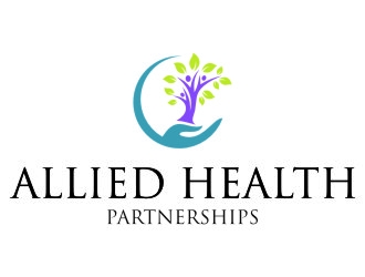 Allied Health Partnerships logo design by jetzu