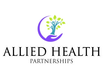 Allied Health Partnerships logo design by jetzu