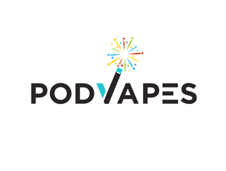 PodVapes logo design by bomie