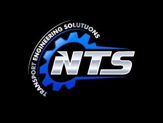 NTS TRANSPORT ENGINEERING SOLUTUONS  logo design by uttam