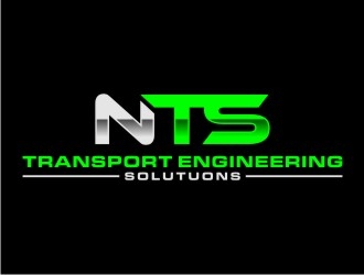 NTS TRANSPORT ENGINEERING SOLUTUONS  logo design by bricton