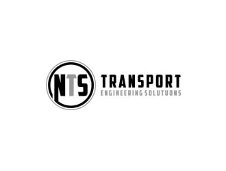 NTS TRANSPORT ENGINEERING SOLUTUONS  logo design by bricton