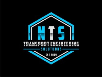 NTS TRANSPORT ENGINEERING SOLUTUONS  logo design by bricton