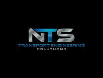 NTS TRANSPORT ENGINEERING SOLUTUONS  logo design by ndaru