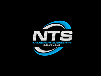 NTS TRANSPORT ENGINEERING SOLUTUONS  logo design by ndaru