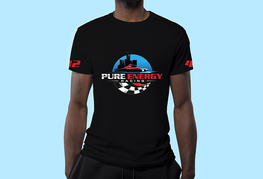 Pure Energy Racing logo design by fawadyk