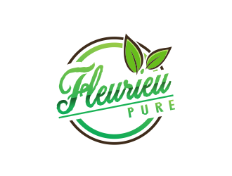 Fleurieu Pure logo design by giphone