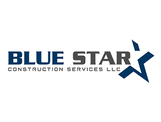 Blue Star Construction Services LLC logo design by zeta