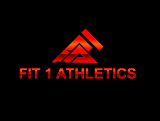 Fit 1 Athletics  logo design by uttam