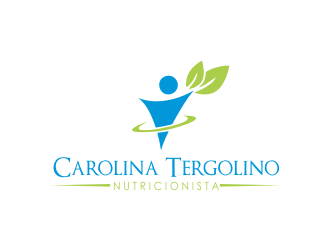 Carolina Tergolino, Nutricionista logo design by giphone