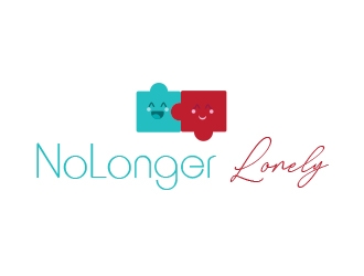 Nolongerlonely.com logo design by heba