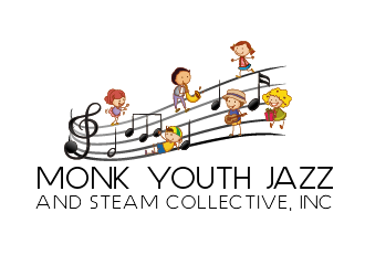 Monk Youth Jazz and STEAM Collective, Inc. logo design by czars