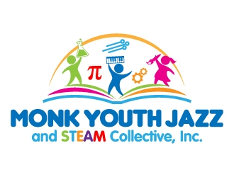 Monk Youth Jazz and STEAM Collective, Inc. logo design by jaize