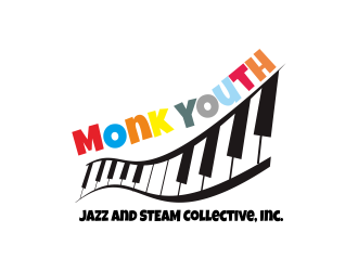 Monk Youth Jazz and STEAM Collective, Inc. logo design by Greenlight