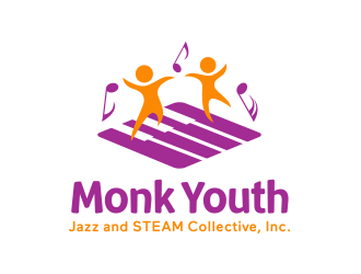 Monk Youth Jazz and STEAM Collective, Inc. logo design by keylogo