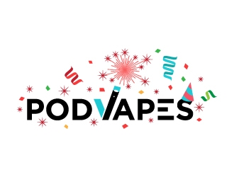 PodVapes logo design by pambudi