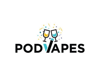 PodVapes logo design by barokah