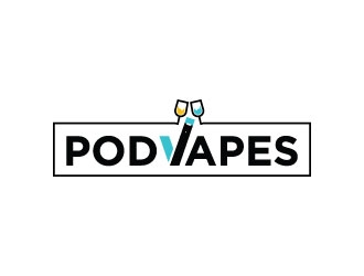 PodVapes logo design by barokah