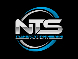 NTS TRANSPORT ENGINEERING SOLUTUONS  logo design by evdesign