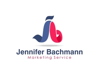 Jennifer Bachmann Marketing Service logo design by WoAdek