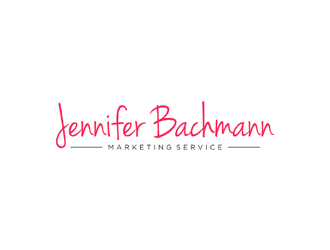 Jennifer Bachmann Marketing Service logo design by ndaru