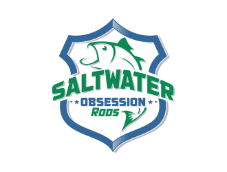 Saltwater Obsession / Obsession Rods  logo design by qqdesigns