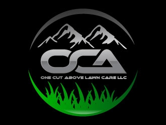 One Cut Above Lawn Care LLC logo design by Click4logo