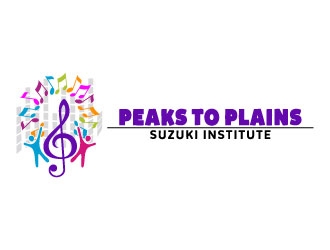 Peaks to Plains Suzuki Institute logo design by AYATA