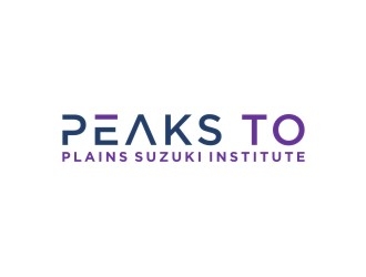 Peaks to Plains Suzuki Institute logo design by bricton