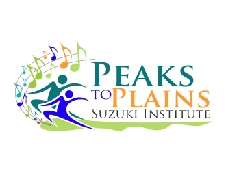 Peaks to Plains Suzuki Institute logo design by WoAdek