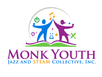 Monk Youth Jazz and STEAM Collective, Inc. logo design by bloomgirrl