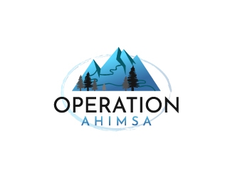 Operation Ahimsa logo design by BaneVujkov