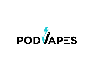 PodVapes logo design by FriZign