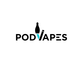 PodVapes logo design by FriZign