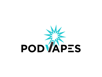 PodVapes logo design by giphone