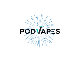 PodVapes logo design by serprimero
