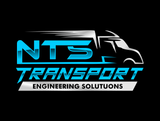 NTS TRANSPORT ENGINEERING SOLUTUONS  logo design by ROSHTEIN