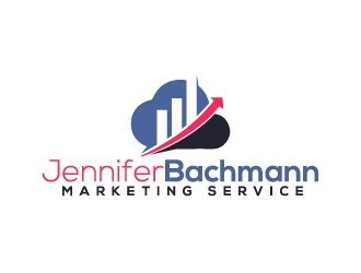 Jennifer Bachmann Marketing Service logo design by ElonStark
