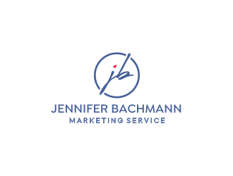 Jennifer Bachmann Marketing Service logo design by HeGel
