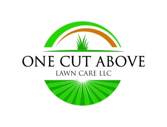One Cut Above Lawn Care LLC logo design by jetzu