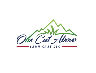 One Cut Above Lawn Care LLC logo design by adwebicon