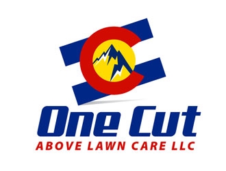 One Cut Above Lawn Care LLC logo design by frontrunner
