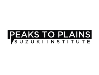 Peaks to Plains Suzuki Institute logo design by Diancox