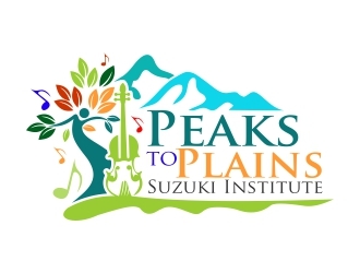 Peaks to Plains Suzuki Institute logo design by WoAdek