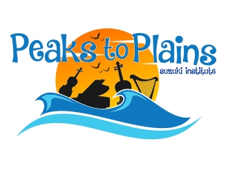 Peaks to Plains Suzuki Institute logo design by Cekot_Art