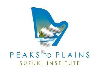 Peaks to Plains Suzuki Institute logo design by savvyartstudio