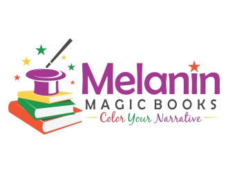 Melanin Magic Books logo design by ruki
